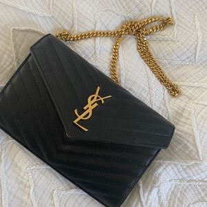 Saint Laurent Medium Matelassé Leather Bag